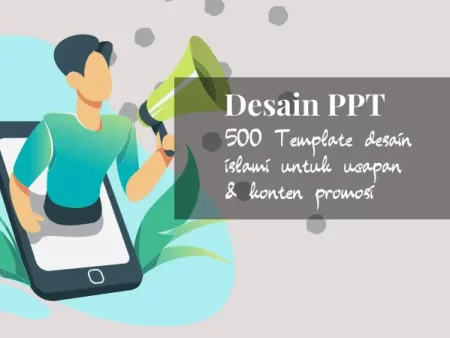 500 Slide Template Desain PPT Islami Konten Promosi & Ucapan