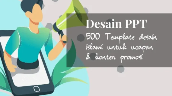 500 Slide Template Desain PPT Islami Konten Promosi & Ucapan