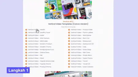 template video promo animasi canva dan powerpoint